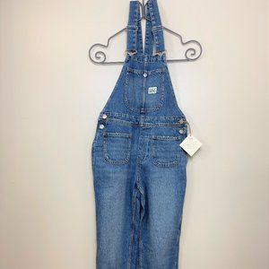 NEW LEE Vintage Modern Denim Women Suspender Overalls Jumpsuit Daybreak Blue XS